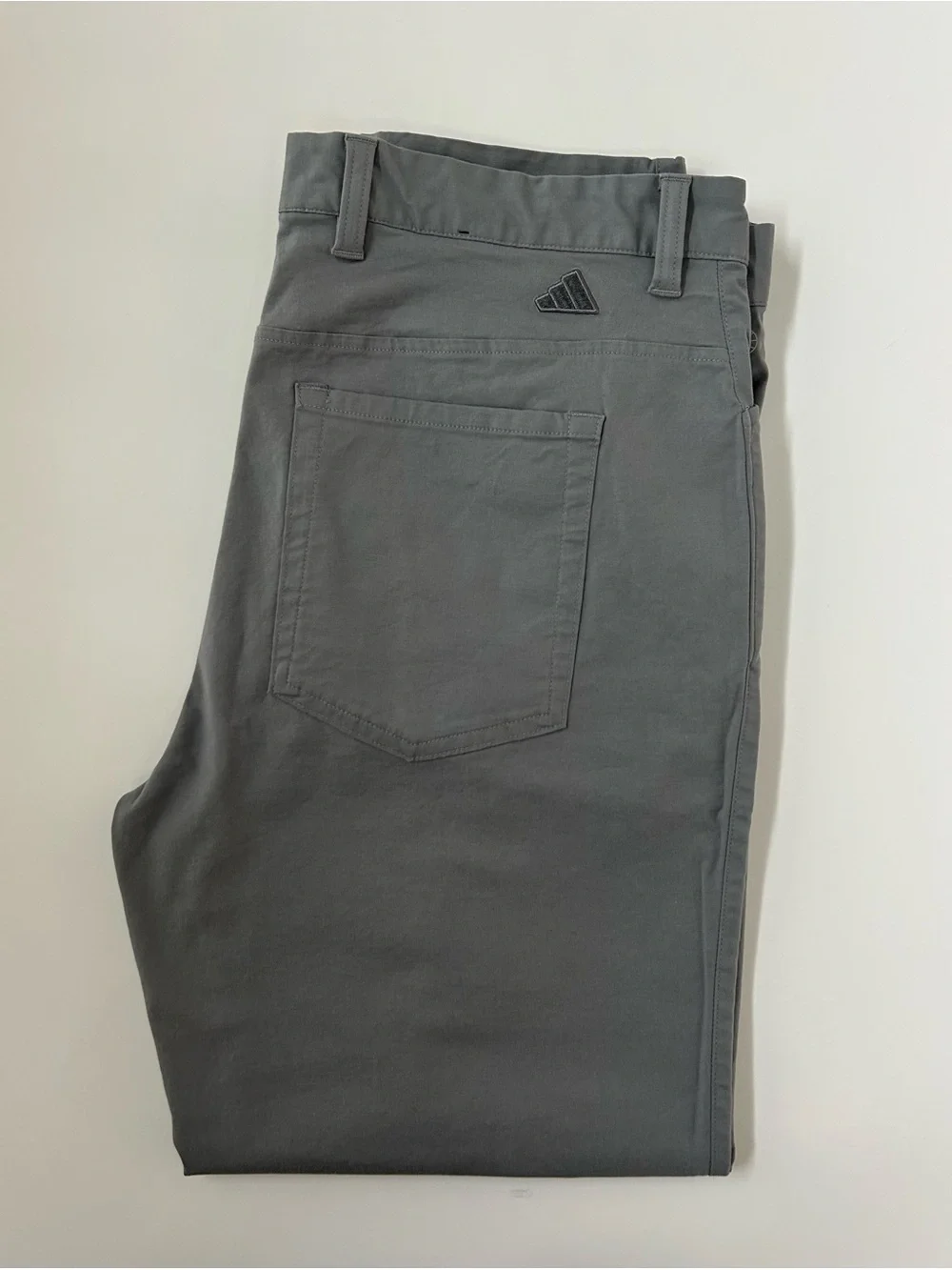 adidas Light Gray Casual Pants with Branded Tag